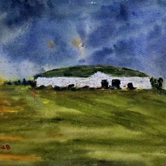 newgrange watercolour
