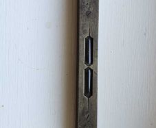 Rare Antique Booth Brothers Dublin 7.75" Brass & Rosewood Cabinetmaker's Spirit Level - Fully Functional