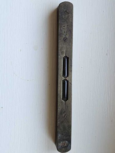 Antique Booth Brothers Dublin Brass Double Spirit Level - Victorian