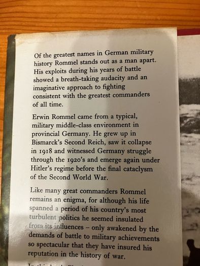 War  book: 'The Great Commanders Rommel'