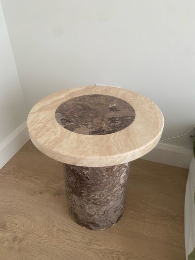 marble coffee table/side table