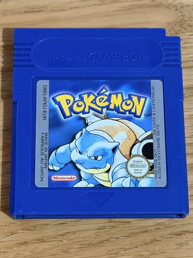 Pokemon Blue for the Nintendo Game Boy - New Battery