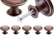 NEW SALE | 24PCS Vintage Cabinet Knobs, Chic Drawer Knobs, Antique Style Kitchen Cupboard Handles, 30mm Round Furniture Door Knobs