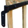 Double Fence Gate Hazel Wood 300x60 cm Image 5