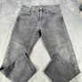 Levi's 512 Tapered Jeans Slim Fit - Premium Big E W34 L24 Washed Black/Grey Image 2