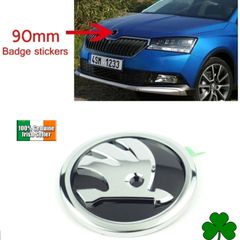 90mm 3pin Emblem for Skoda Fabia Octavia Rapid Roomster Superb Yeti Logo