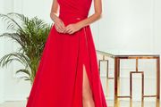 Red maxi dress