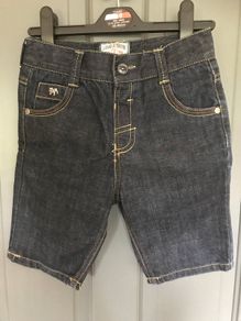Debenhams black denim boys shorts aged 5 years