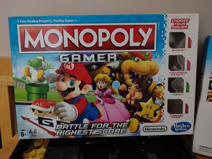 Monopoly Gamer ! Battle For The Highest Score ! COMPLETE ! Board game ! Nintendo ! Hasbro ! Super Mario !