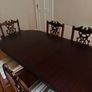 Mohogany Dining Table & Chairs Image 3