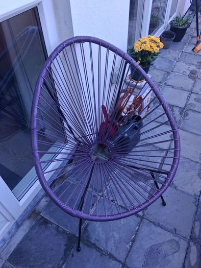 Purple Garden Chair