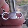 Mens Sterling Silver Cuban Chain Bracelet Image 5