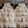 Mango Basics Black & Cream Colour Block Dress  Size S Image 2