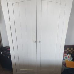 White 3-Piece Nursery Furniture Set Cot Bed, Wardrobe & Changing Chest (Mothercare)