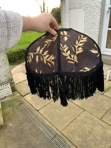 Antique lamp shade