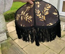 Antique lamp shade