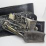 Ibex Belt Buckle Bulldozer with leather belt Image 2