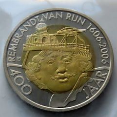 Rembrandt Complete 5 x UNC coins set Leiden local currency - Royal Dutch Mint 2006