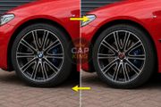 BMW Centre Caps (Red/black) FREE POST