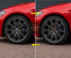 BMW Centre Caps (Red/black) FREE POST