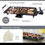 Steak Griller 2000 Watt Quest Teppanyaki  Griller Chops Sausages Rashers  Kebabs Tomatoes Vegatables Healty Cooking No Need For  Oil Image 2