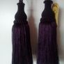 NEW Curtain & Chair Purple Tie Backs Tassels Image 3