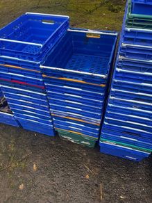 Deep plastic crates