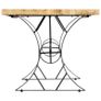 Dining Table 180x90x76 cm Solid Mango Wood Image 4