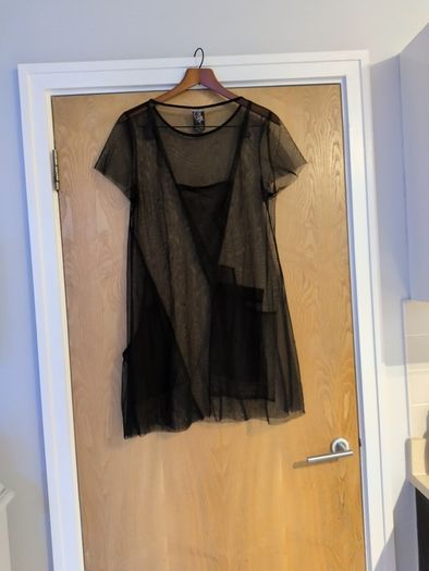 Master & Margarita Sheer Black Dress.  S.14.  New- No Tag.