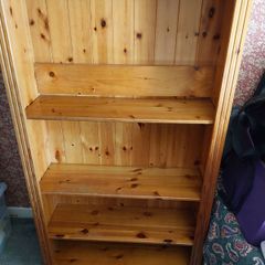 Large solid pine bookcase