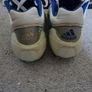 Football Boots Adidas Pedator Pulse Beckham White/Blue (2004) Size 9UK SG Image 2