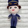 Emirates Airline Fly With Me Cabin Crew Amelia approx. 18 cm. Used Please see photos Image 2