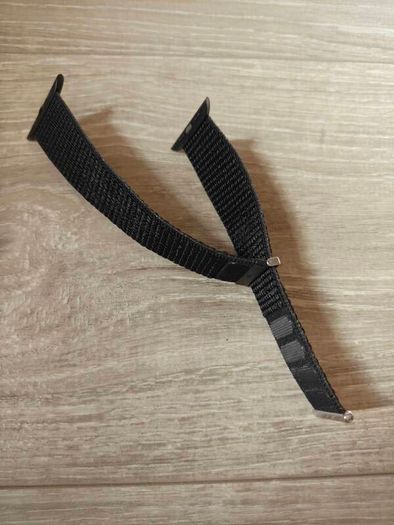 Apple Watch Premium Black Woven Nylon Watch Band