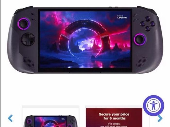 Lenovo Legion Go S Gaming Console | 8 Inch WUXGA Display | AMD Ryzen Z2 Go | 16GB RAM | 1TB SSD | AMD Radeon Graphics | SteamOS | Nebula Nocturne Black