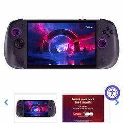 Lenovo Legion Go S Gaming Console | 8 Inch WUXGA Display | AMD Ryzen Z2 Go | 16GB RAM | 1TB SSD | AMD Radeon Graphics | SteamOS | Nebula Nocturne Black
