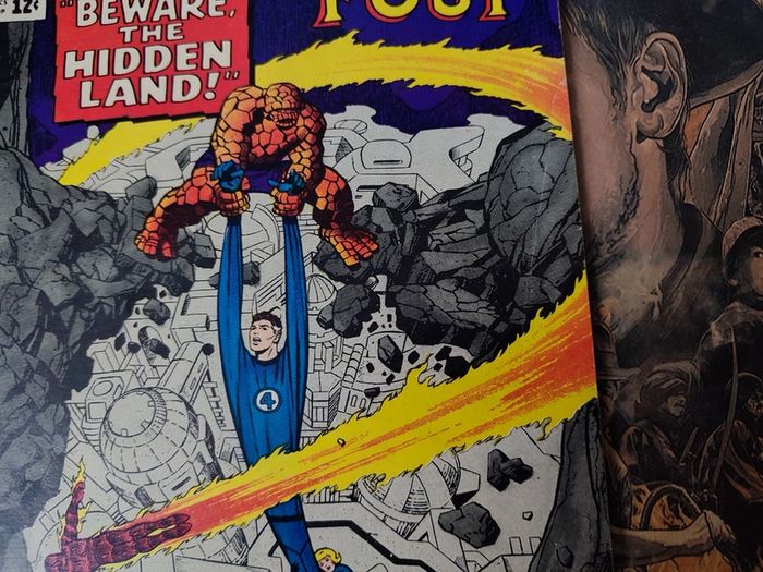 Fantastic Four ! Issue #47 ! by Stan Lee and Jack Kirby !! 1st App of Maximus the Mad ! 1st App of the Great Refuge Aka Attilan ! Silver Age Comic from 1966 ! by Marvel !