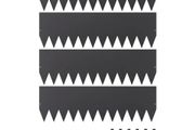 Steel Landscape Edging 4 Packs 40 x 12in Rust-Resistant Pathway Divider