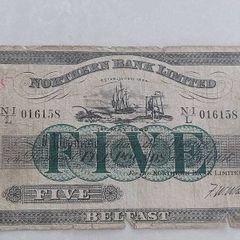 1942 five pound Northern bank note