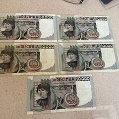Italy 10,000 Lire Del Castagno 9 Euro Each
