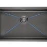 Lonheo Kitchen Sink 740 x 440, surface or undermonted - gunmetal grey Image 2