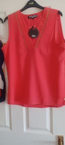 Size 14 Coral Top