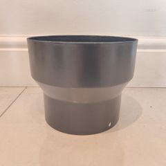 Single wall flue piper adapter 5" to 6"