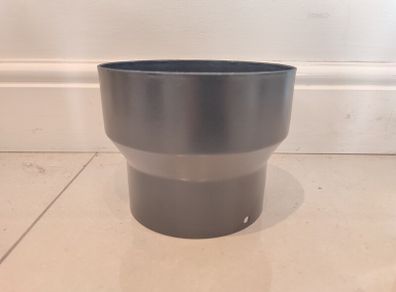 Single wall flue piper adapter 5" to 6"