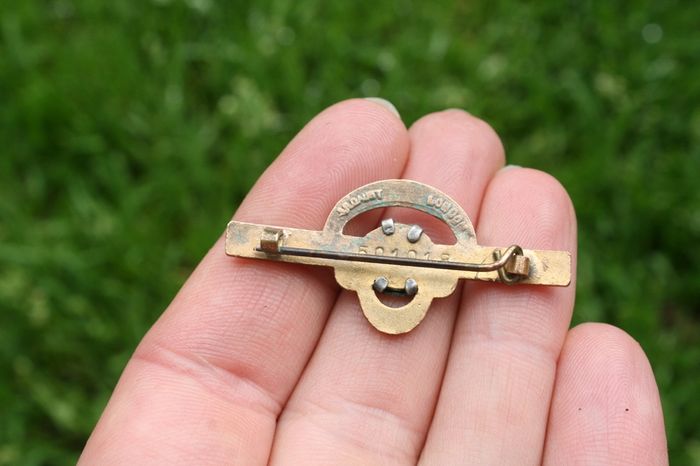 Wwii/ 1940s British Legion - Womens Section Enamel Badge. Female/ Home Front