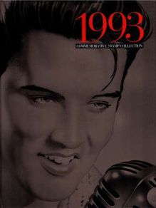 1993 USA Commemorative Stamp Year Book Featuring Elvis Priestley on the Front. Note book only and does not contain stamps. 64 pages