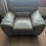 Leather 2 and 1 seater sofa Image 3