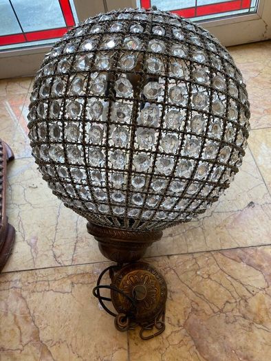 Chandeliers (2) large pieces  3 light -heavy
