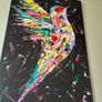 Hand painted acrylic on canvas painting Image 3