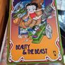 Vintage 2001 betty boop beauty and the beast metal sign 43x30 In excellent condition Image 2