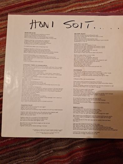 Vinyl John Cale Honi Soit